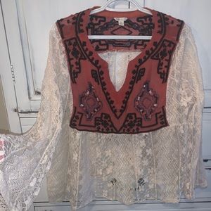 Cato boho blouse